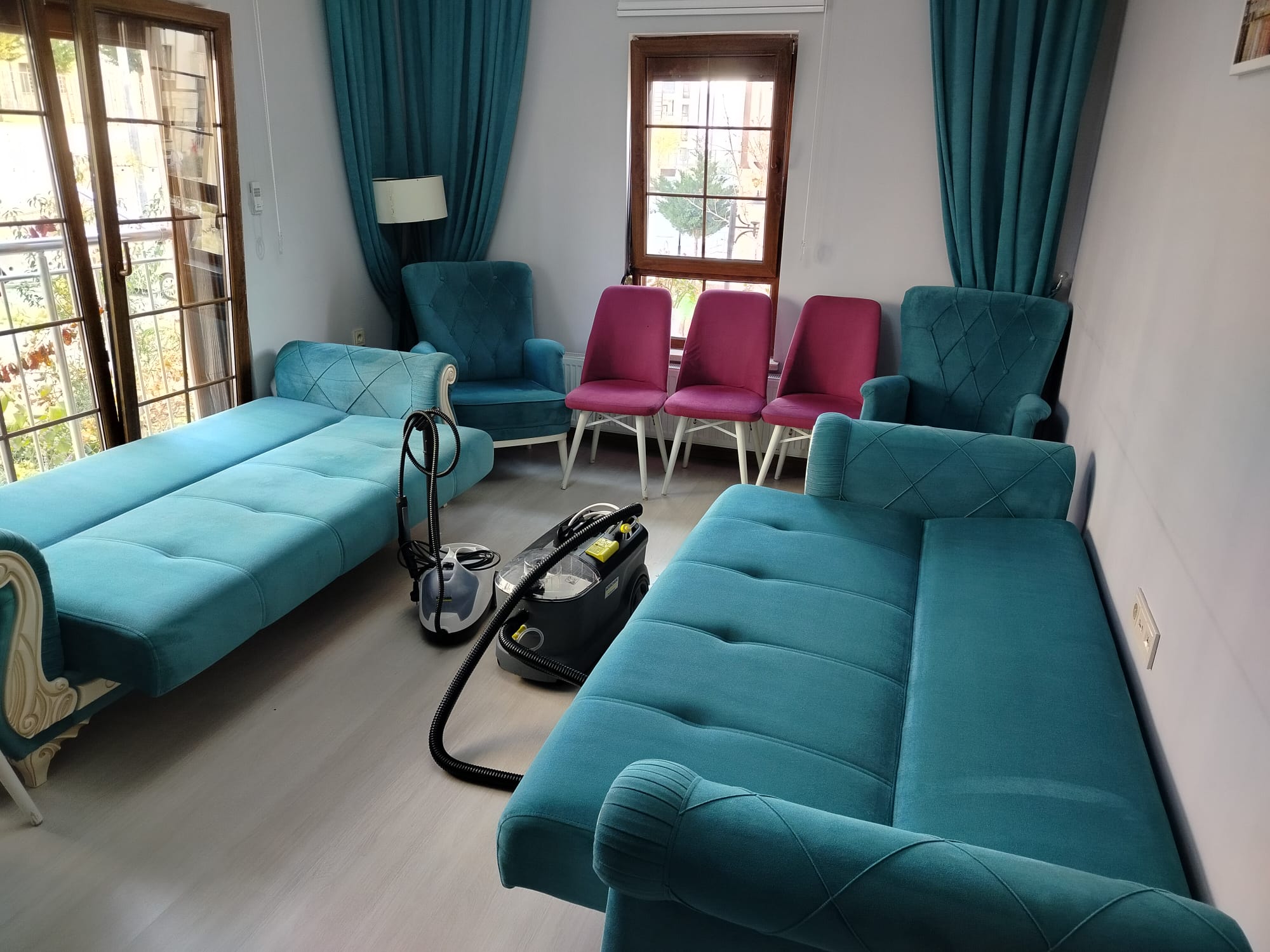 Koltuk Yıkama Öncesi/Sonrası